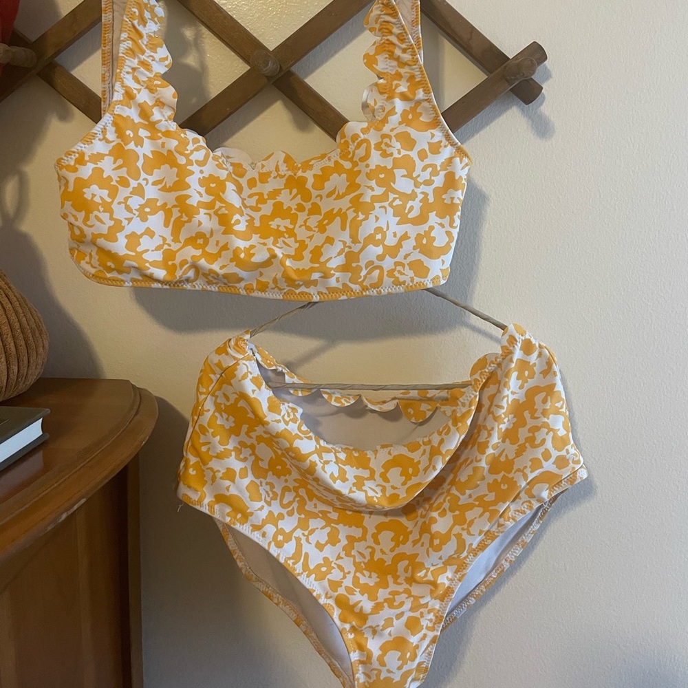 Yellow women’s swim suit